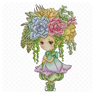 Lena Lawson Needlearts – Succulents Sprite