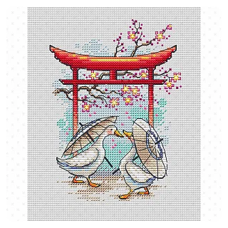 Green Terrace – Geese in Japan