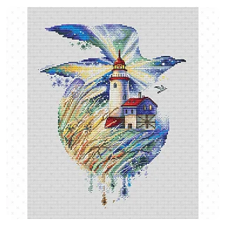 Green Terrace – Lighthouse and Seagull