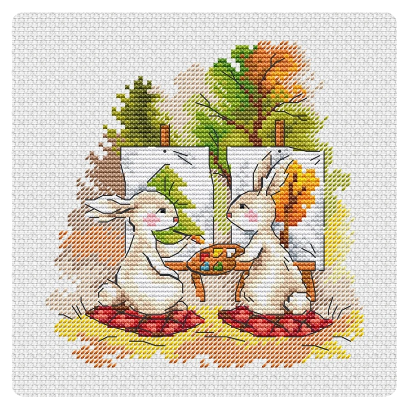 Green Terrace – Autumn Rabbits 1
