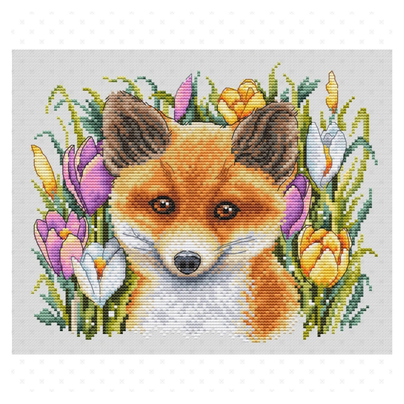 Green Terrace – Fox and Crocuses