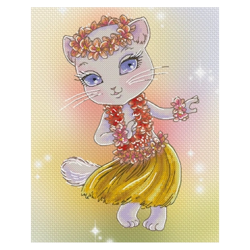 Lena Lawson Needlearts – Hawaiian Cat Sprite