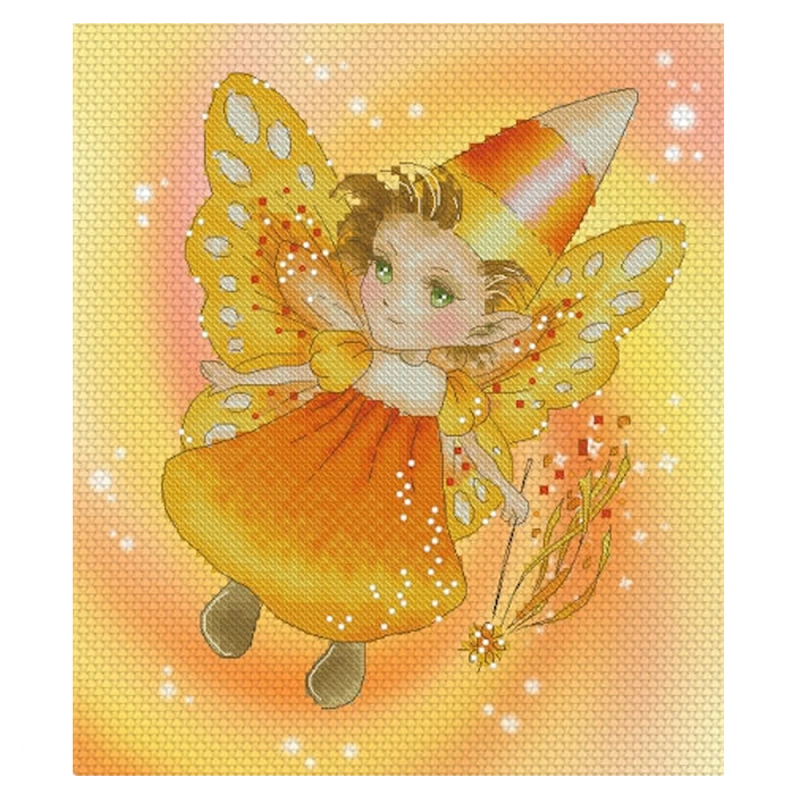 Lena Lawson Needlearts – Candy Corn Sprite