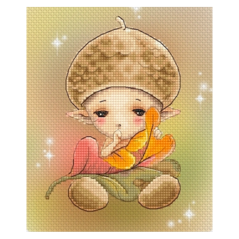 Lena Lawson Needlearts – Baby Acorn Sprite