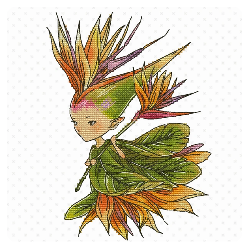 Lena Lawson Needlearts – Bird of Paradise Sprite