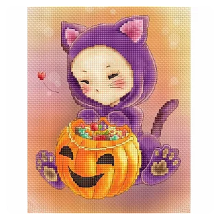 Lena Lawson Needlearts – Scaredy Cat