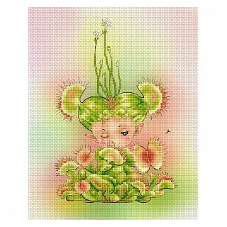 Lena Lawson Needlearts – Venus Flytrap Sprite