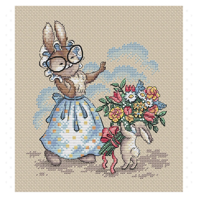 Green Terrace – Bunnies and Flowers