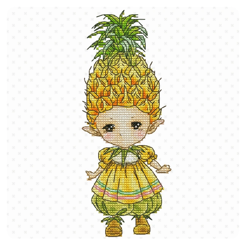 Lena Lawson Needlearts – Pineapple Sprite