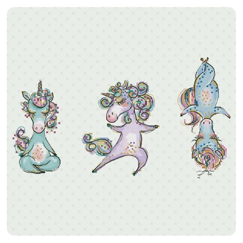 Little Room In The Attic – Yoga Unicorns I