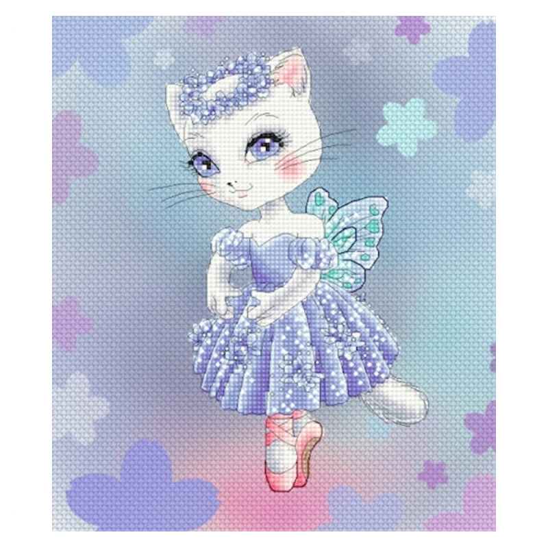 Lena Lawson Needlearts – Sapphire Ballerina Kitty