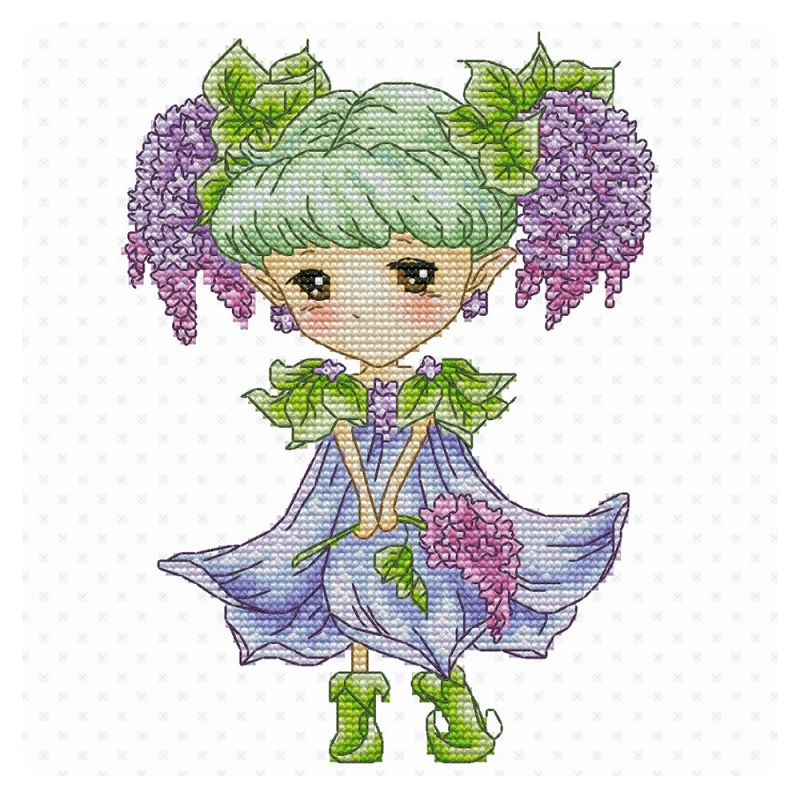 Lena Lawson Needlearts – Lilac Sprite