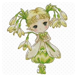 Lena Lawson Needlearts – Snowdrops Sprite