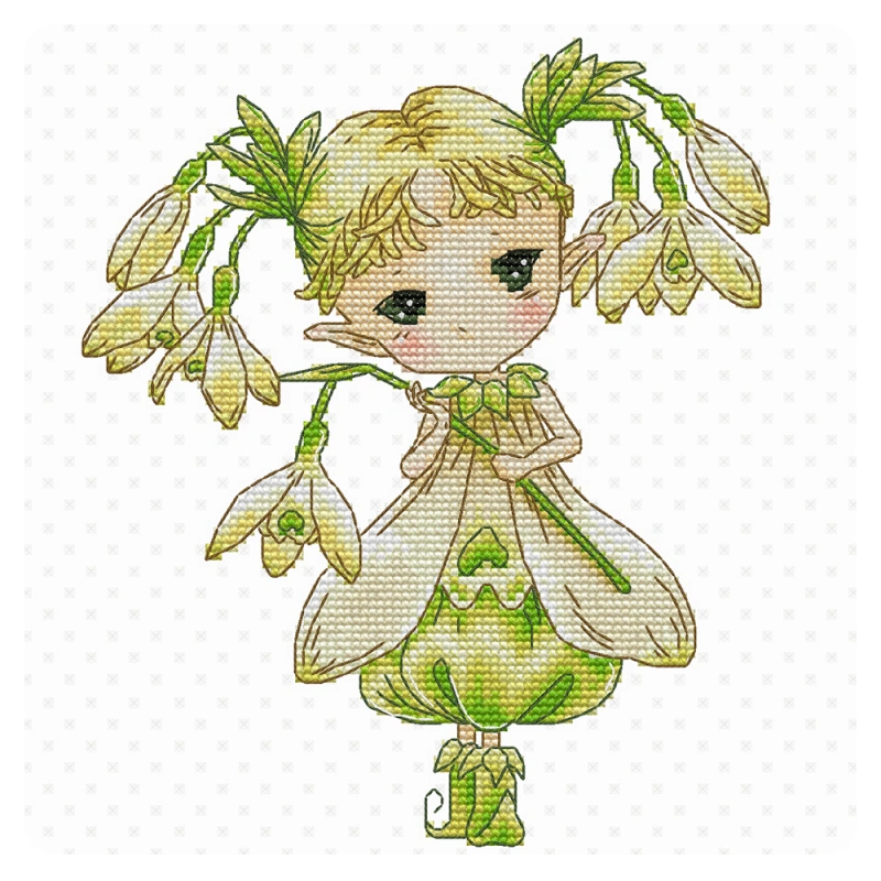 Lena Lawson Needlearts – Snowdrops Sprite