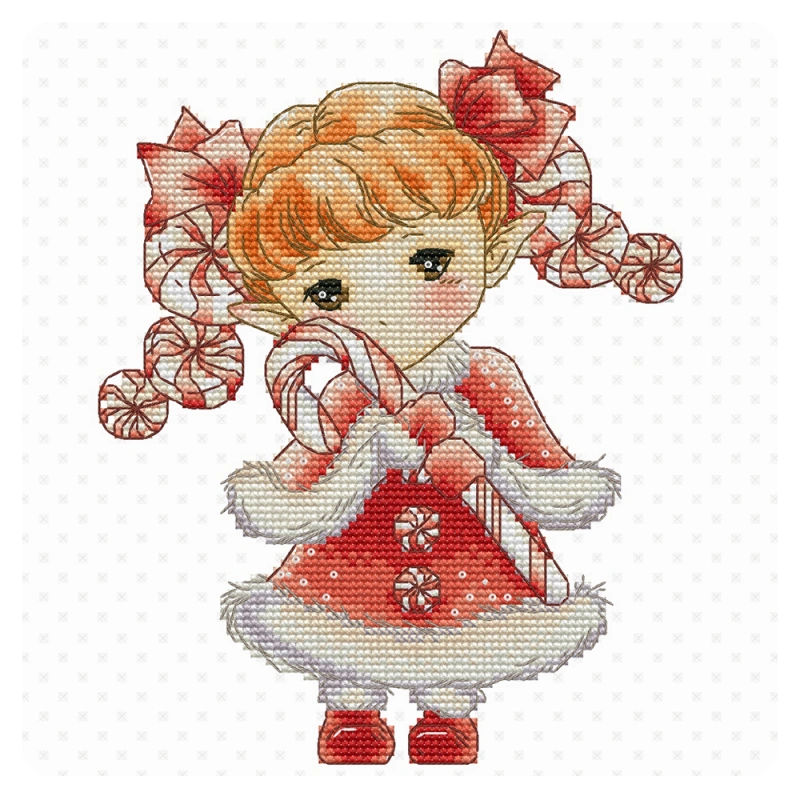 Lena Lawson Needlearts Christmas Mints Sprite
