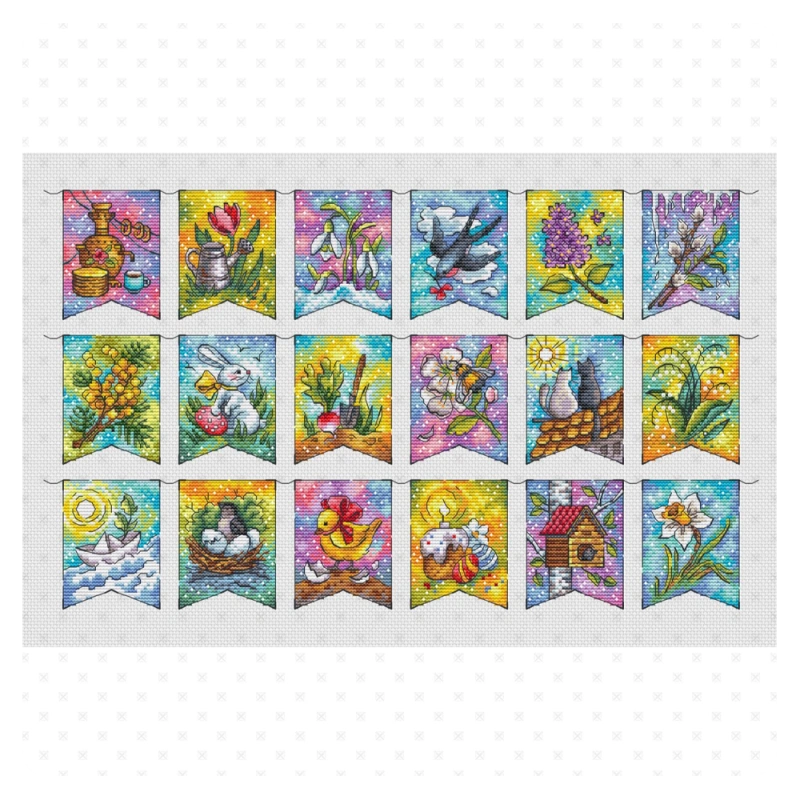 Green Terrace – Spring Flags