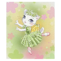 Lena Lawson Needlearts – Emerald Ballerina Kitty