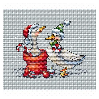 Green Terrace – Christmas Geese 1
