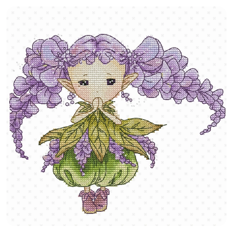 Lena Lawson Needlearts Wisteria Sprite