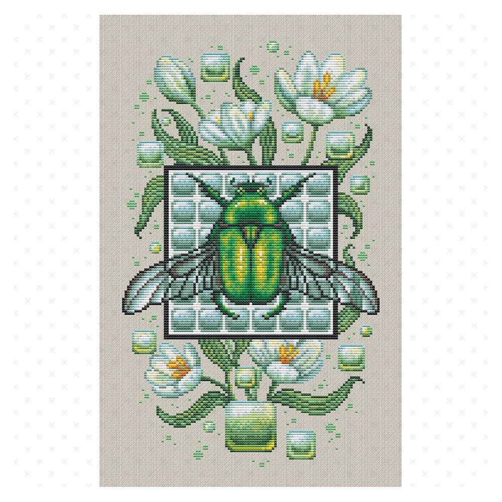 Green Terrace – Rose Chafer and Blossom