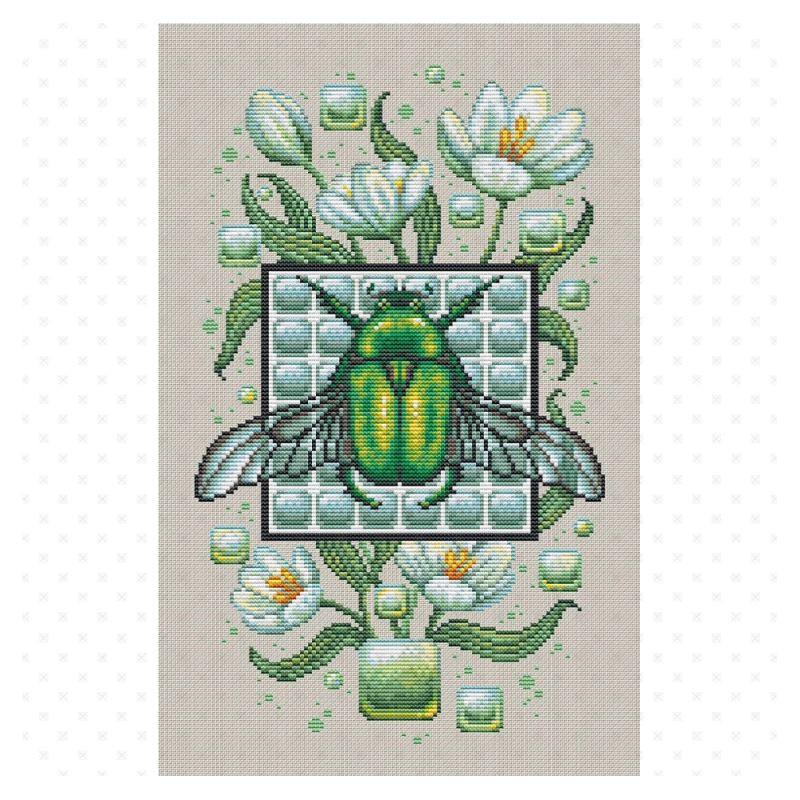 Green Terrace – Rose Chafer and Blossom