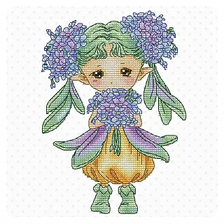Lena Lawson Needlearts – Forget-Me-Not Sprite