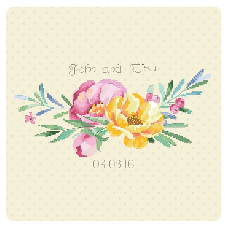 Little Room In The Attic – Watercolor Flower Bouquet I